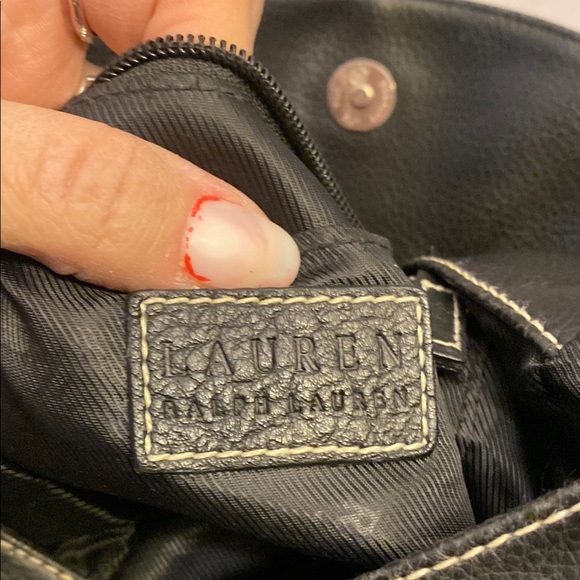 LRL Black Leather Women's Bag - Picture 7 of 14